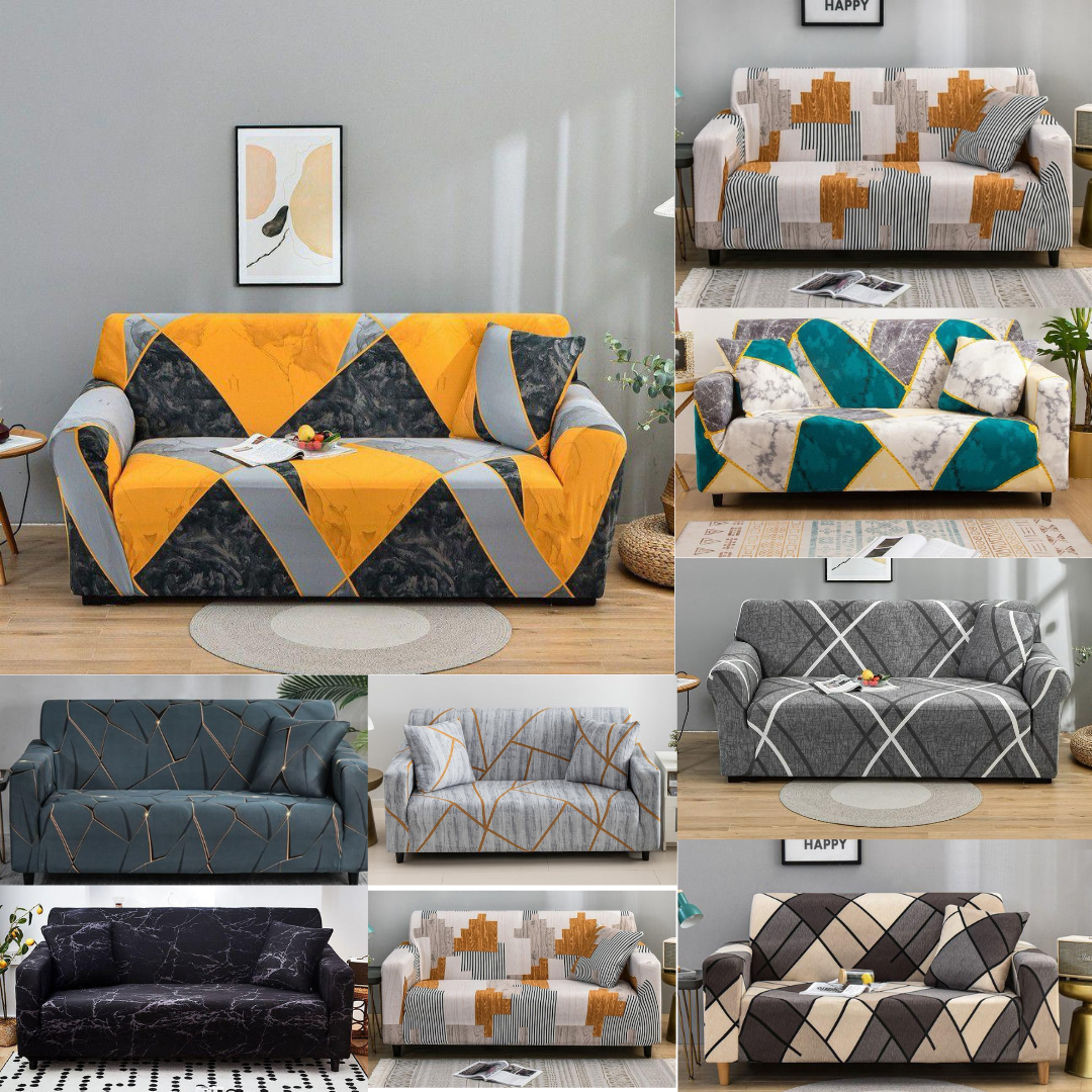 Printed polycotton Sofa Covers(3:2:1:1)